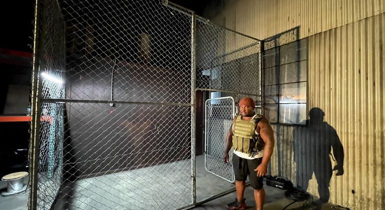 Cage Set 2 in LA for Shoots